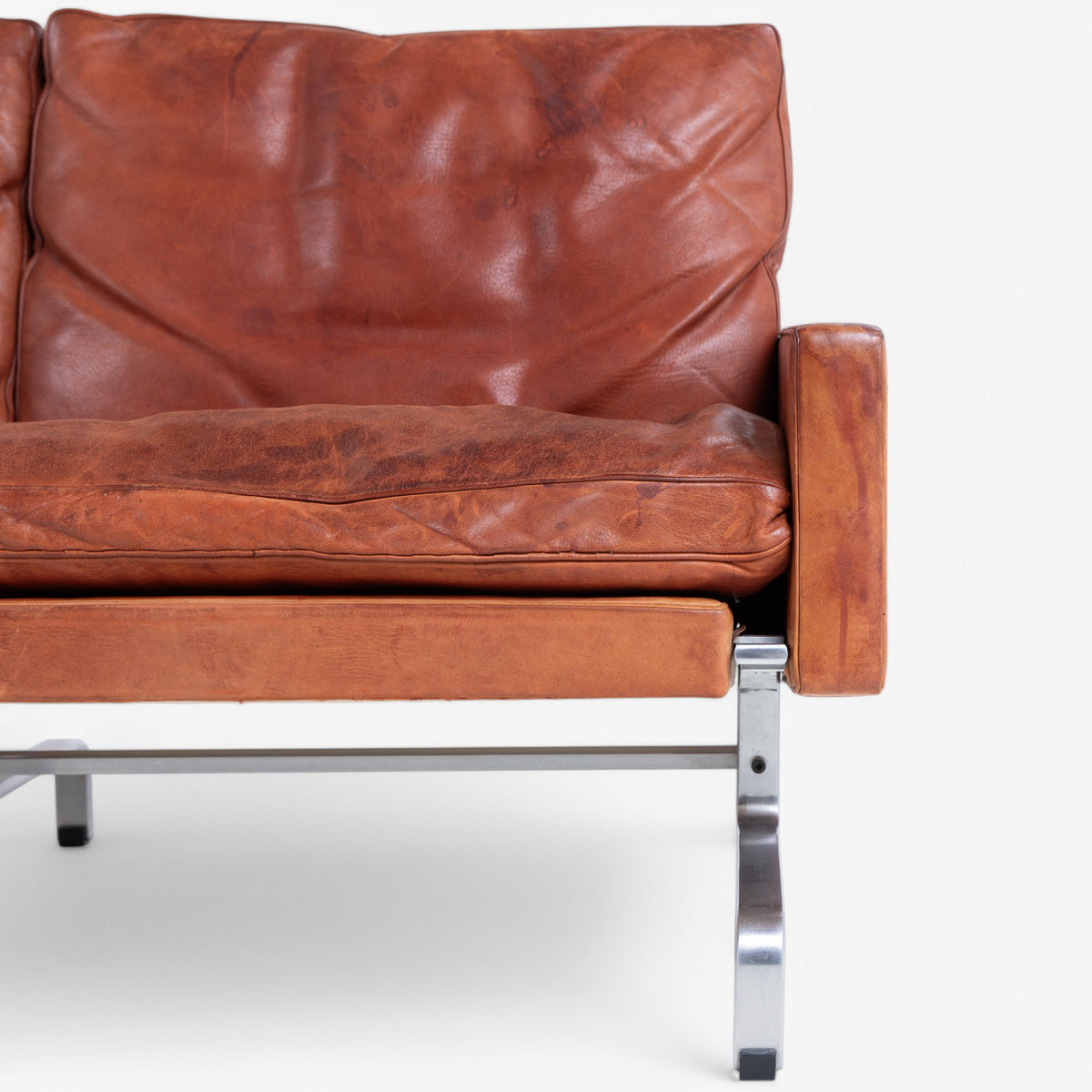PK 31/3 - 3 pers. sofa i originalt læder