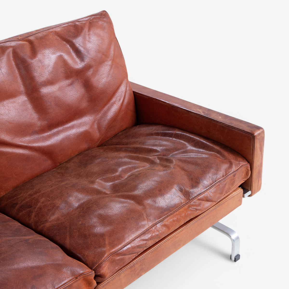 PK 31/3 - 3 pers. sofa i originalt læder
