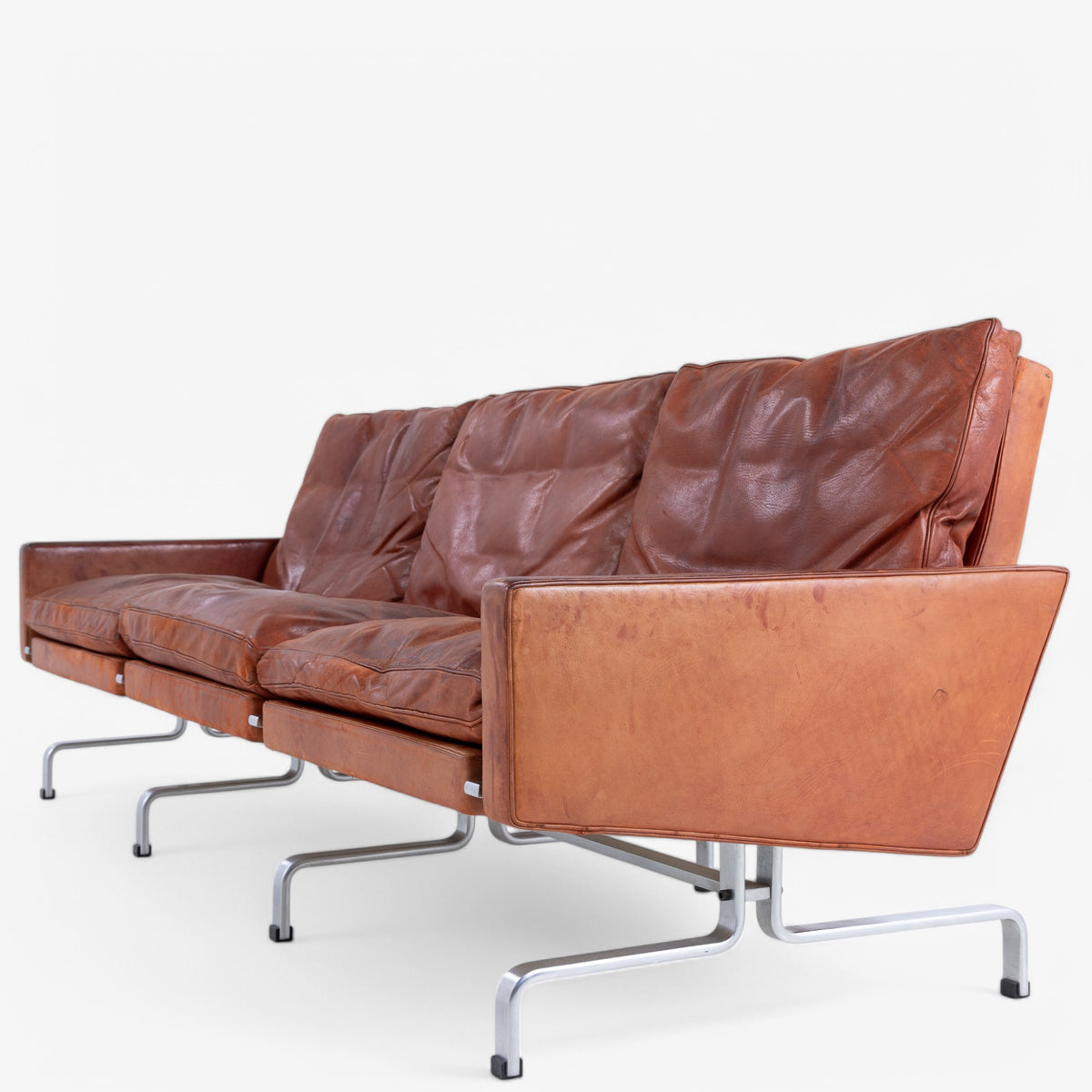 PK 31/3 - 3 pers. sofa i originalt læder