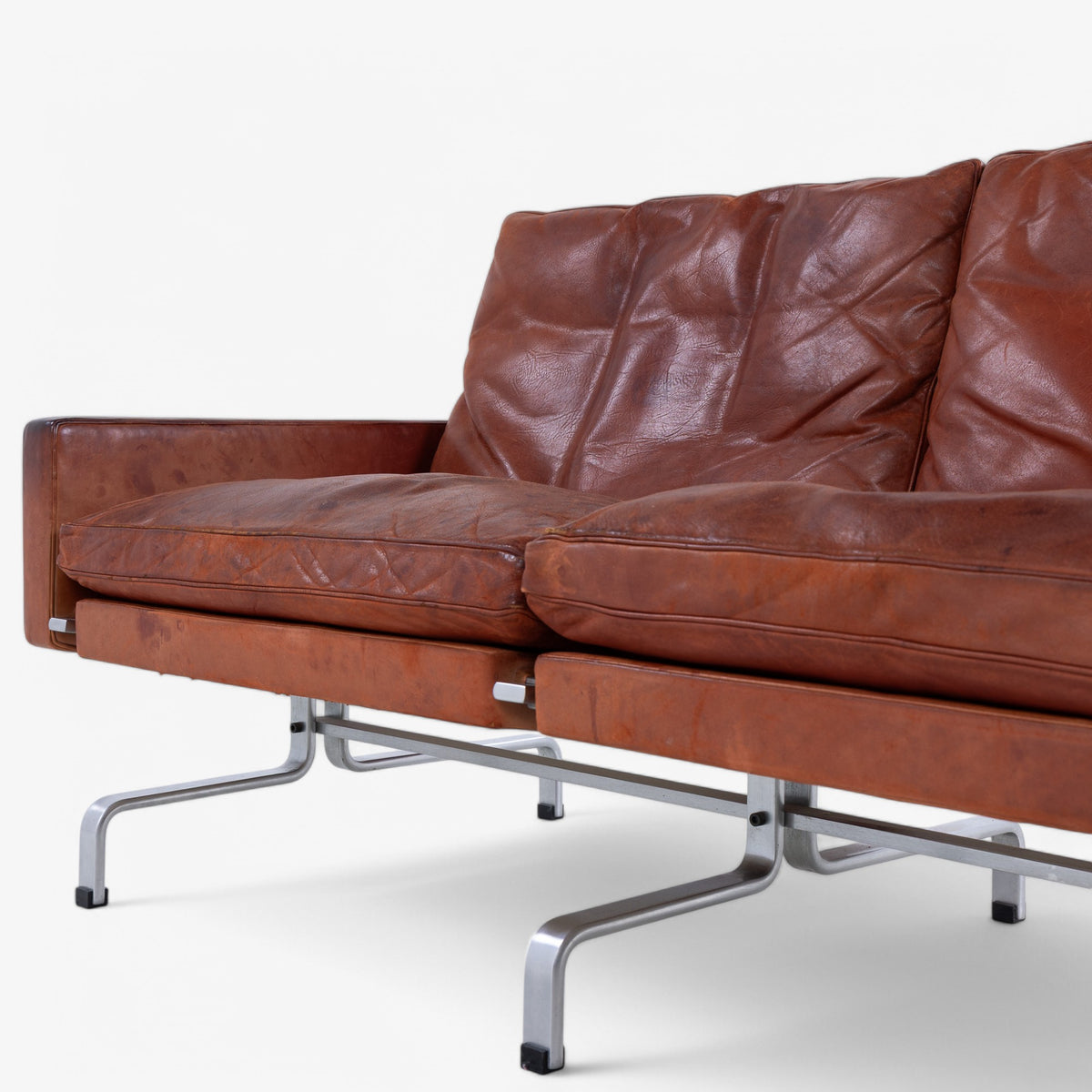 PK 31/3 - 3 pers. sofa i originalt læder