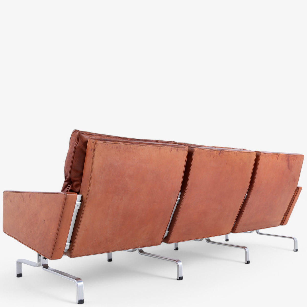 PK 31/3 - 3 pers. sofa i originalt læder