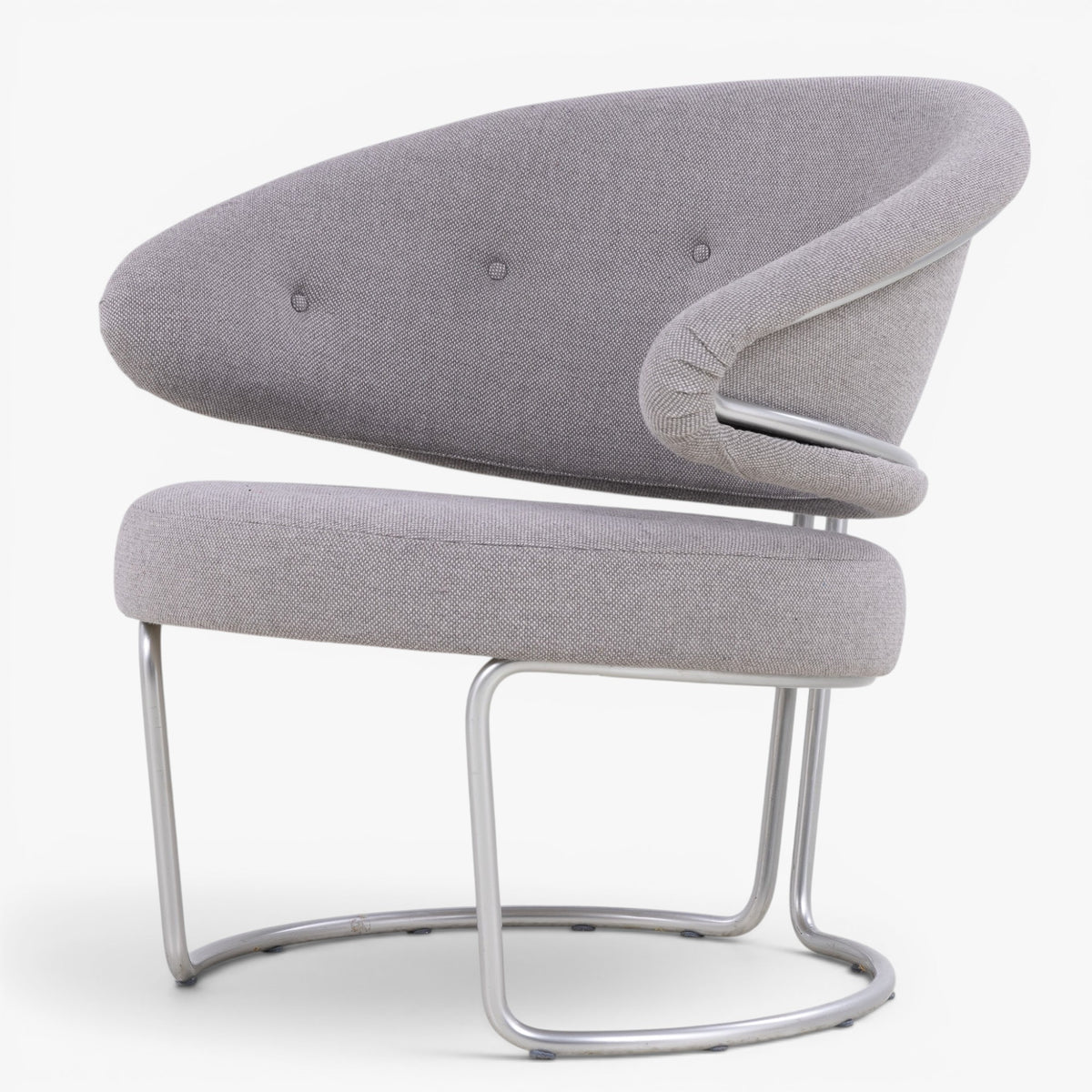 Easy chair in aluminium