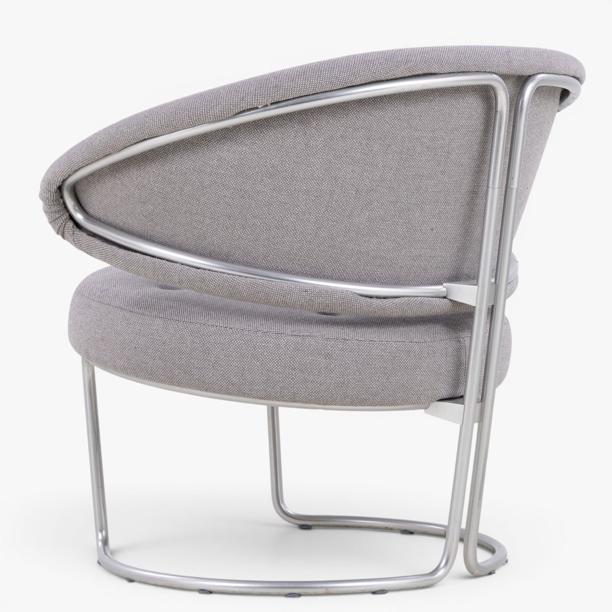 Easy chair in aluminium