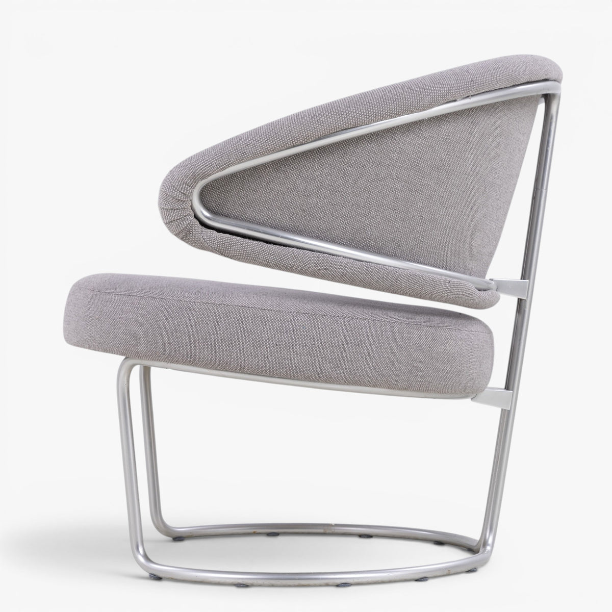 Easy chair in aluminium