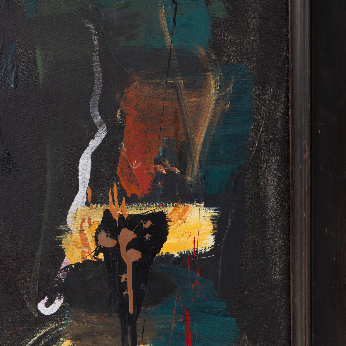 Framed painting