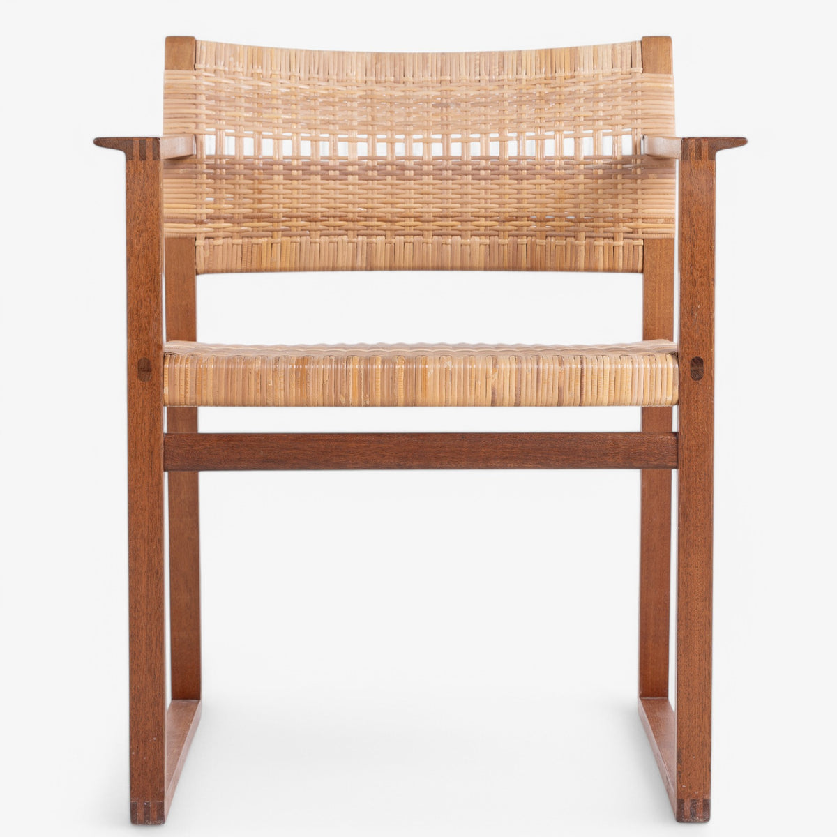 BM 62 - Armchair in mahogany