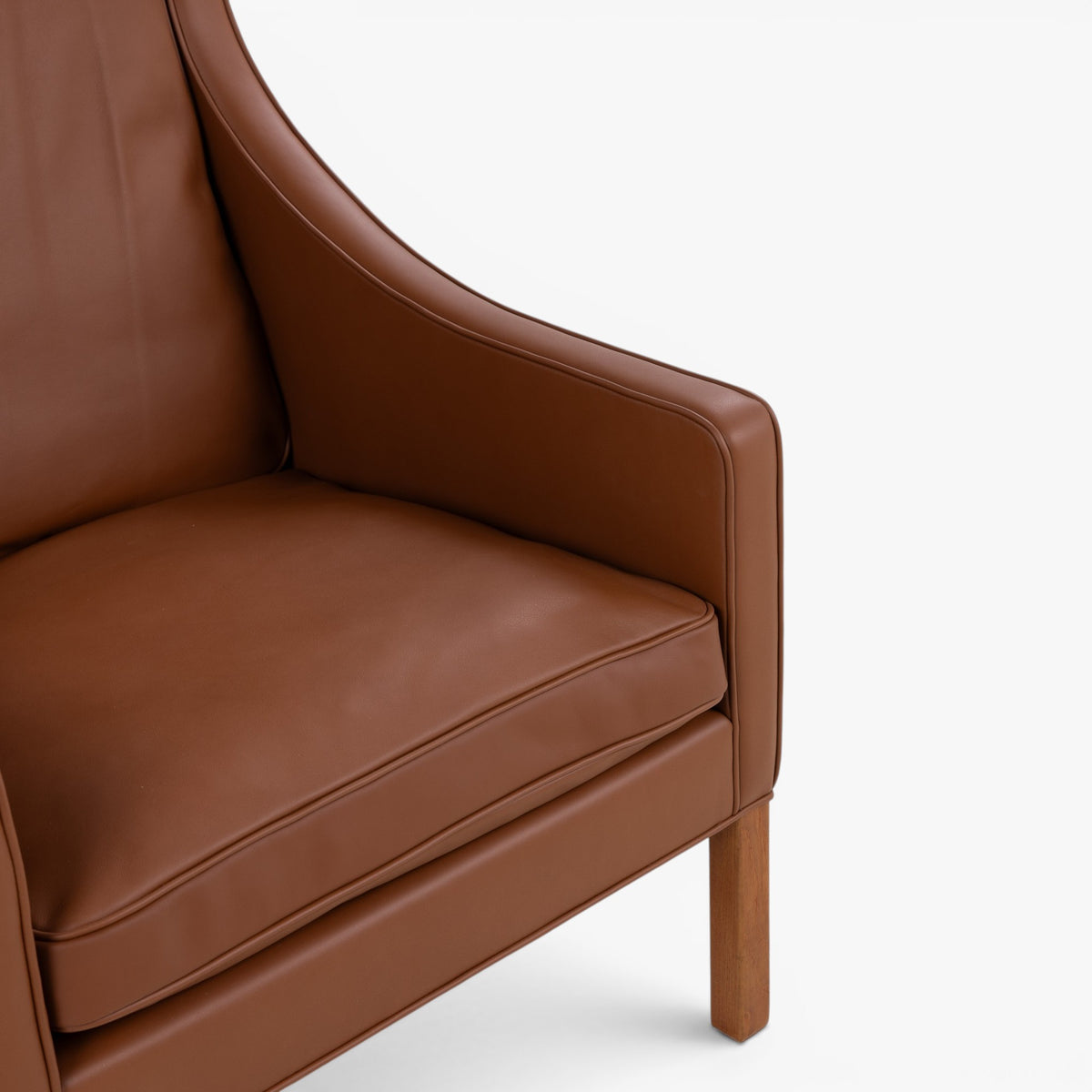 BM 2204 - Wingback chair in Nevada leather