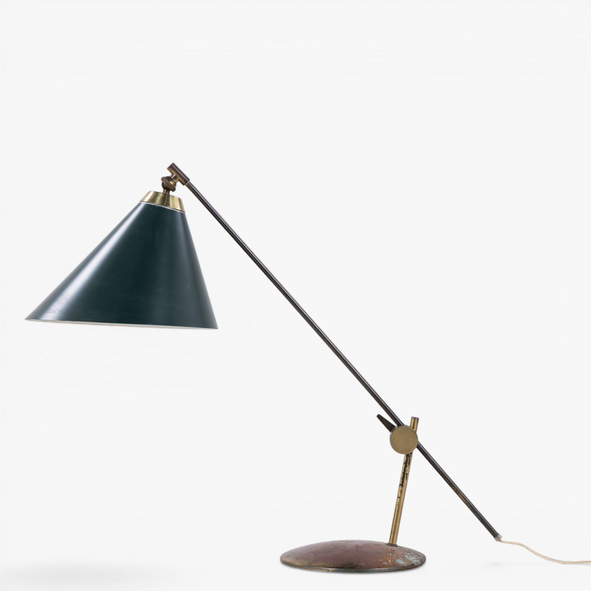 Bordlampe i messing