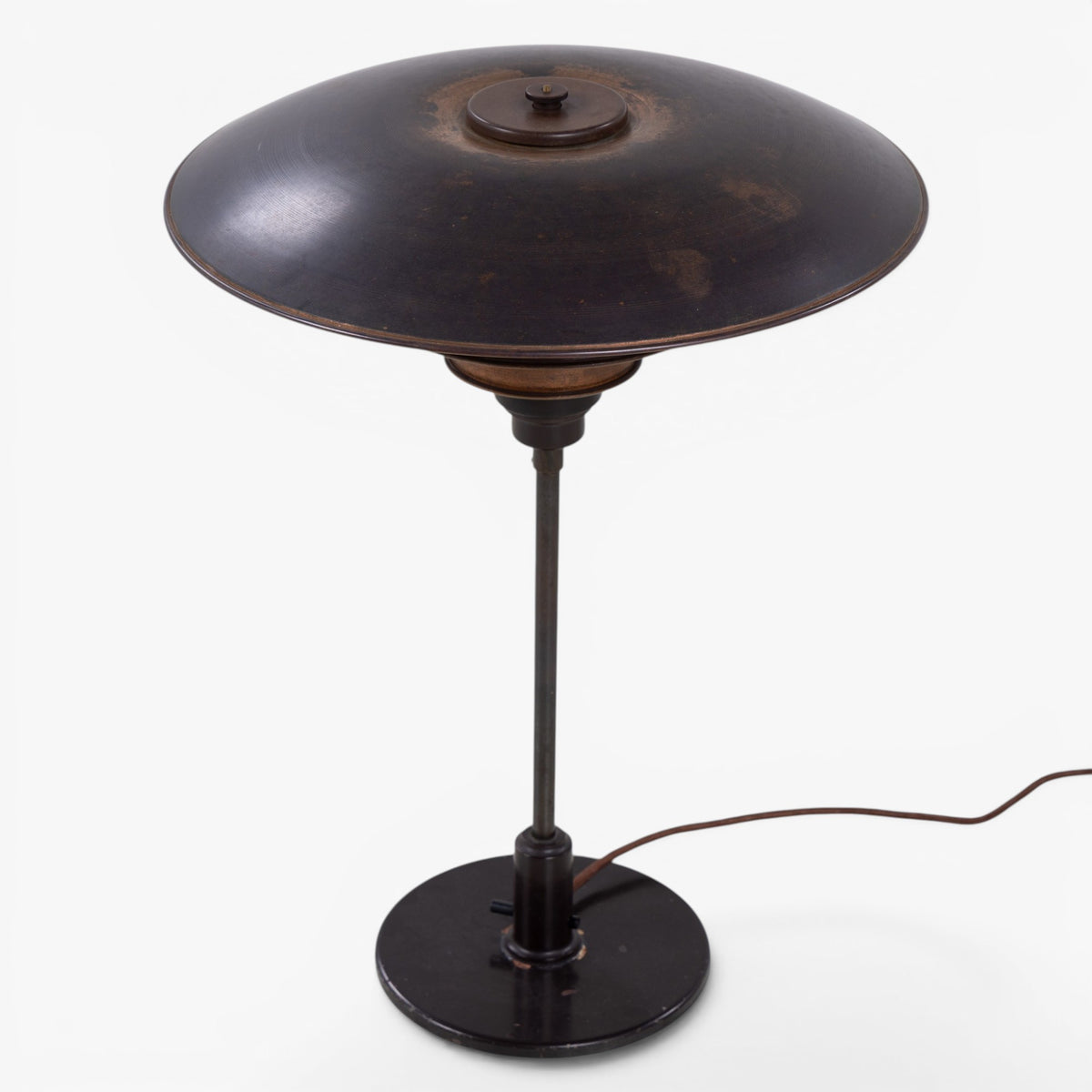 PH 3,5/2,5 - Bordlampe m. kobberskærme