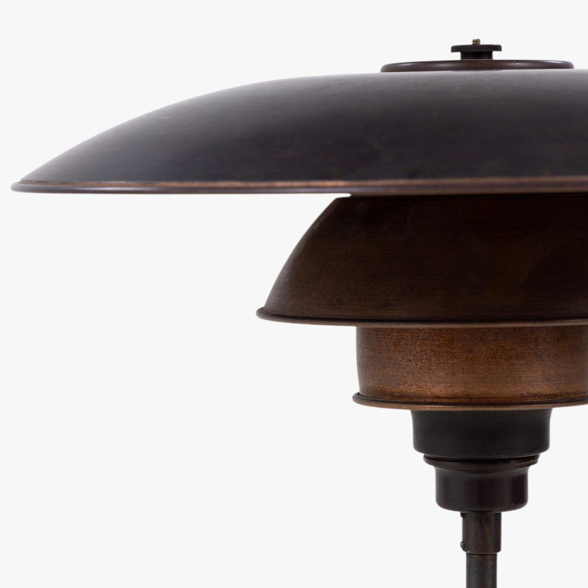 PH 3,5/2,5 - Bordlampe m. kobberskærme