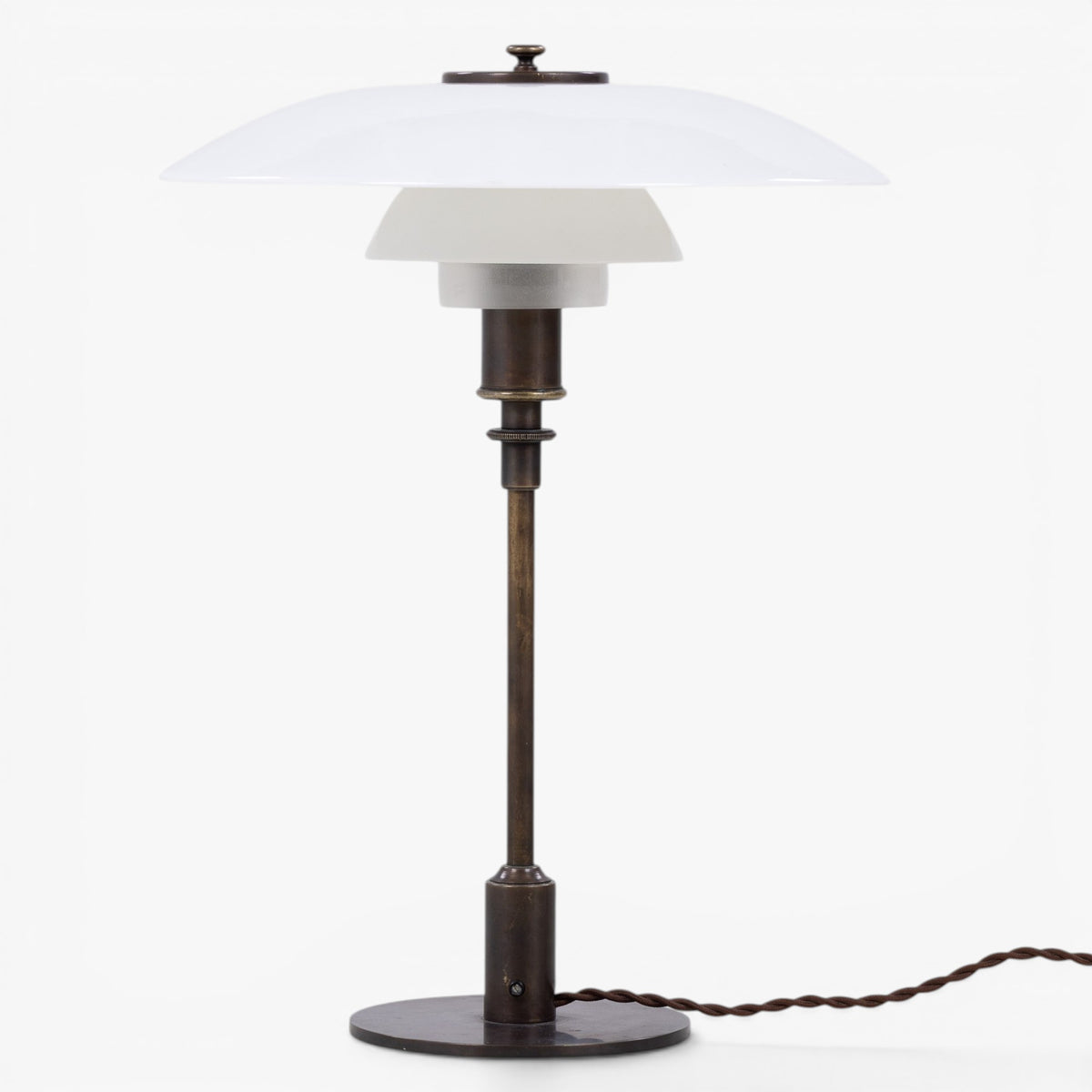 PH 3,5/2 - Table lamp in burnished brass