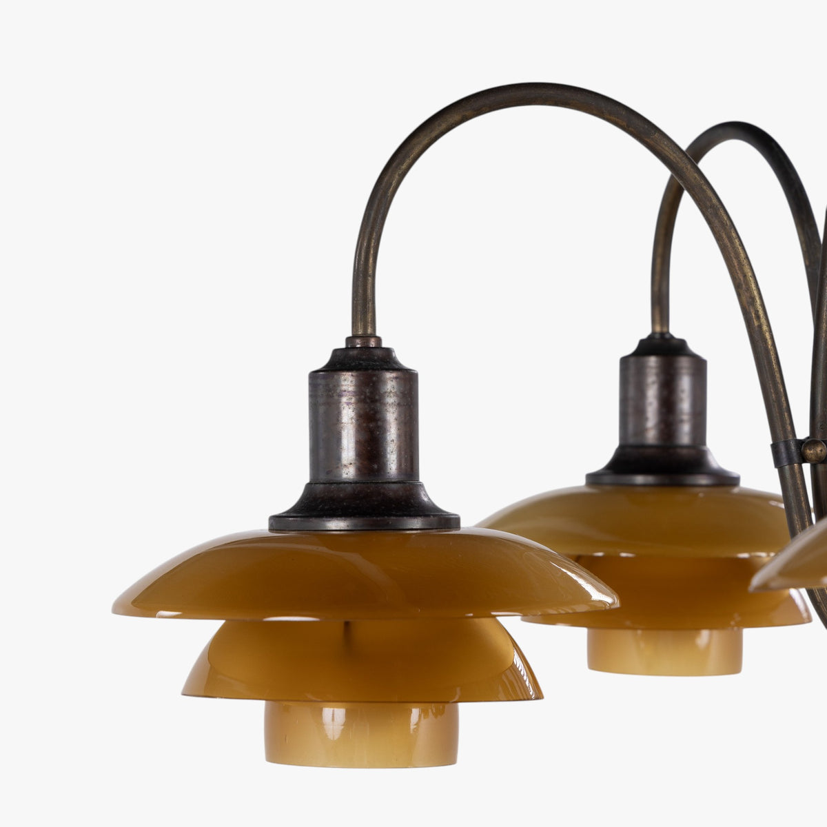 PH 2/2 - Chandelier in brass