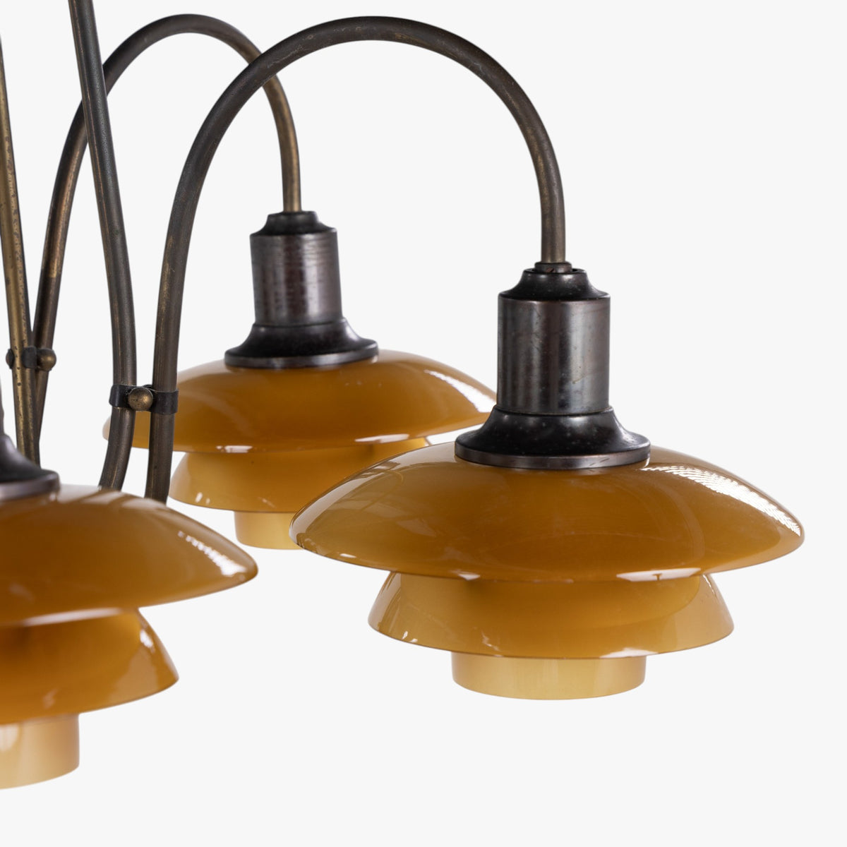 PH 2/2 - Chandelier in brass