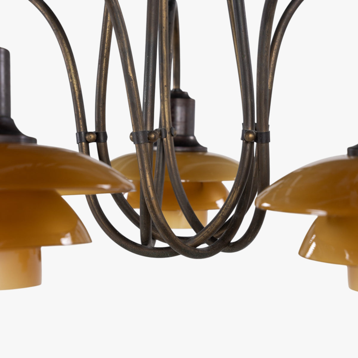 PH 2/2 - Chandelier in brass