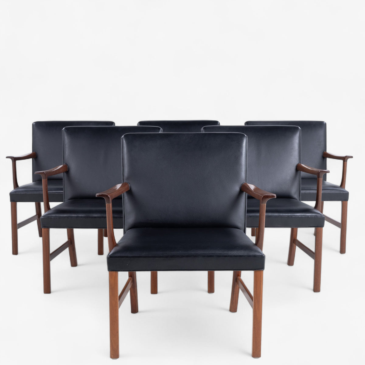 Armchair in mahogany