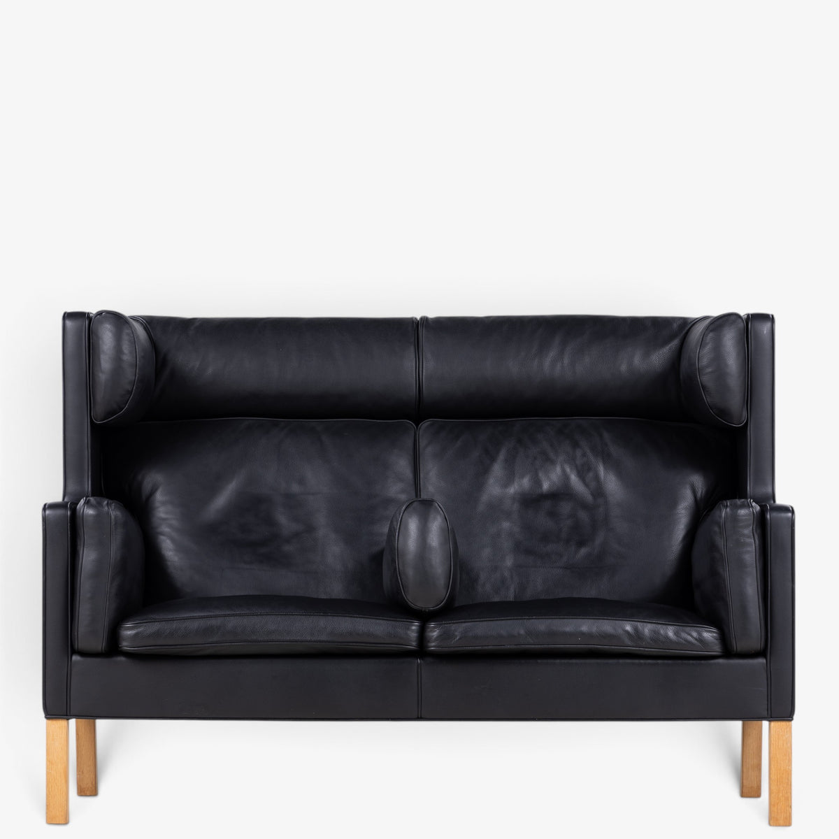 BM 2192 - 2 pers. Kupésofa i originalt læder