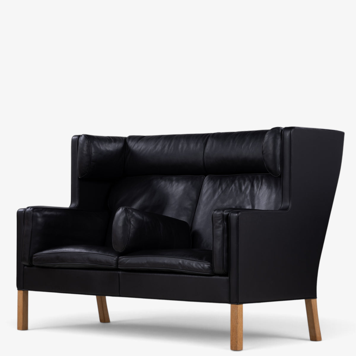 BM 2192 - 2 pers. Kupésofa i originalt læder