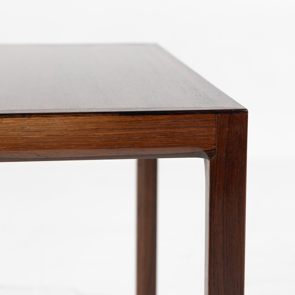 Side table in rosewood
