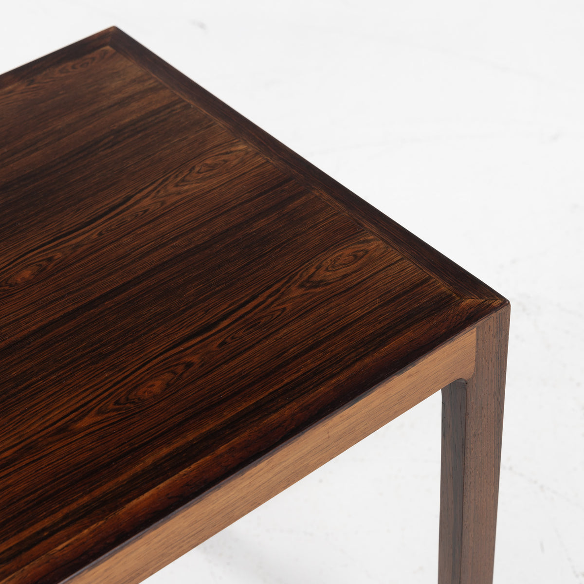 Side table in rosewood