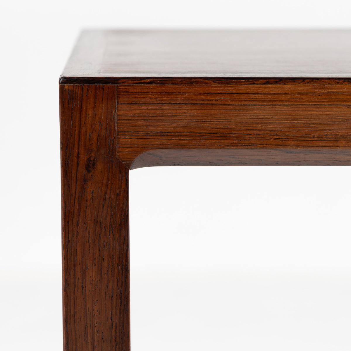 Side table in rosewood