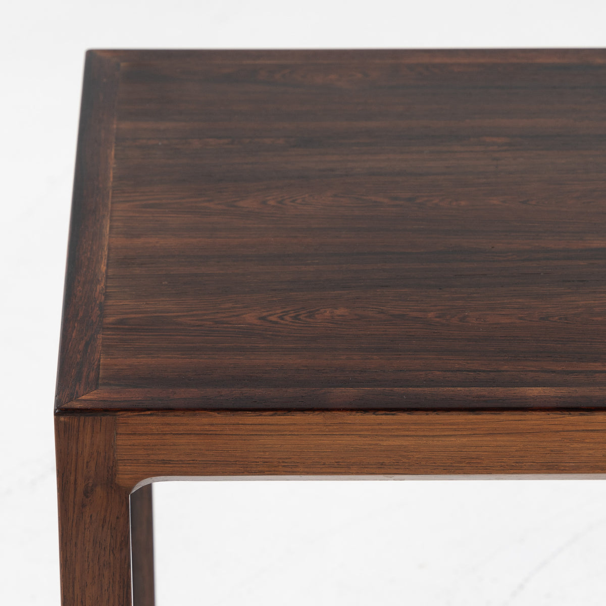 Side table in rosewood