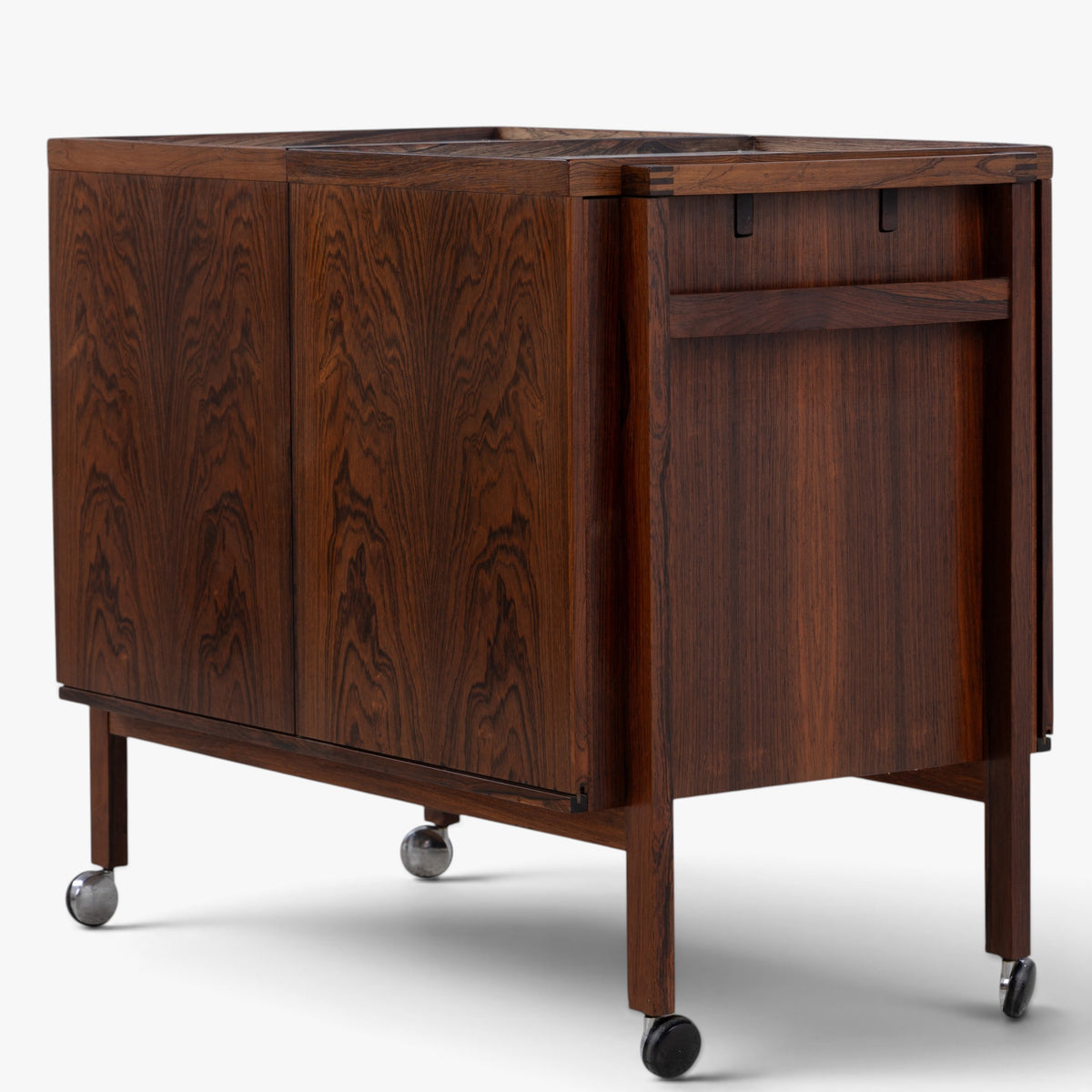 Rosewood bar cart