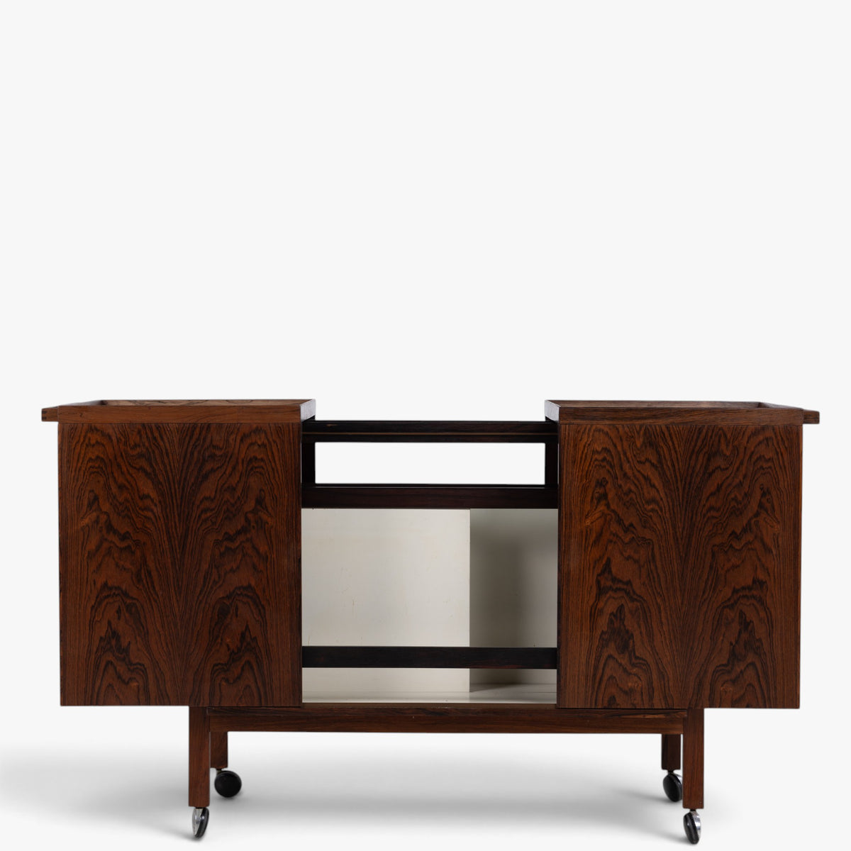 Rosewood bar cart
