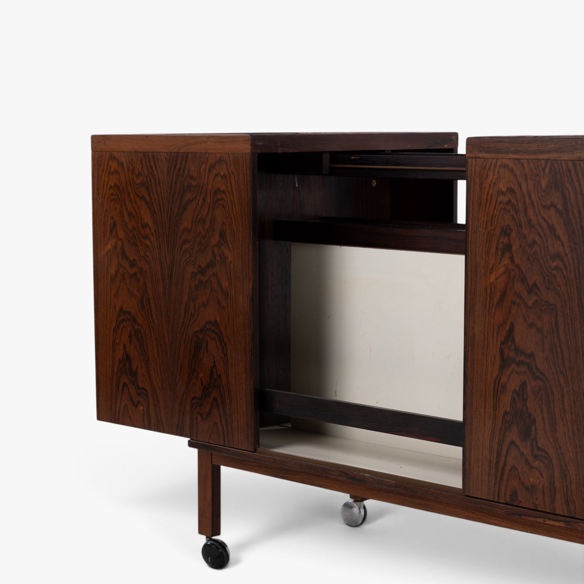 Rosewood bar cart
