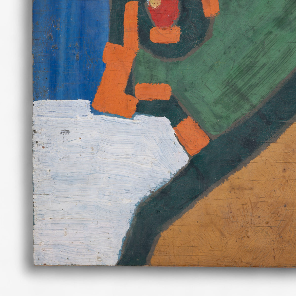 Oil on wood panel