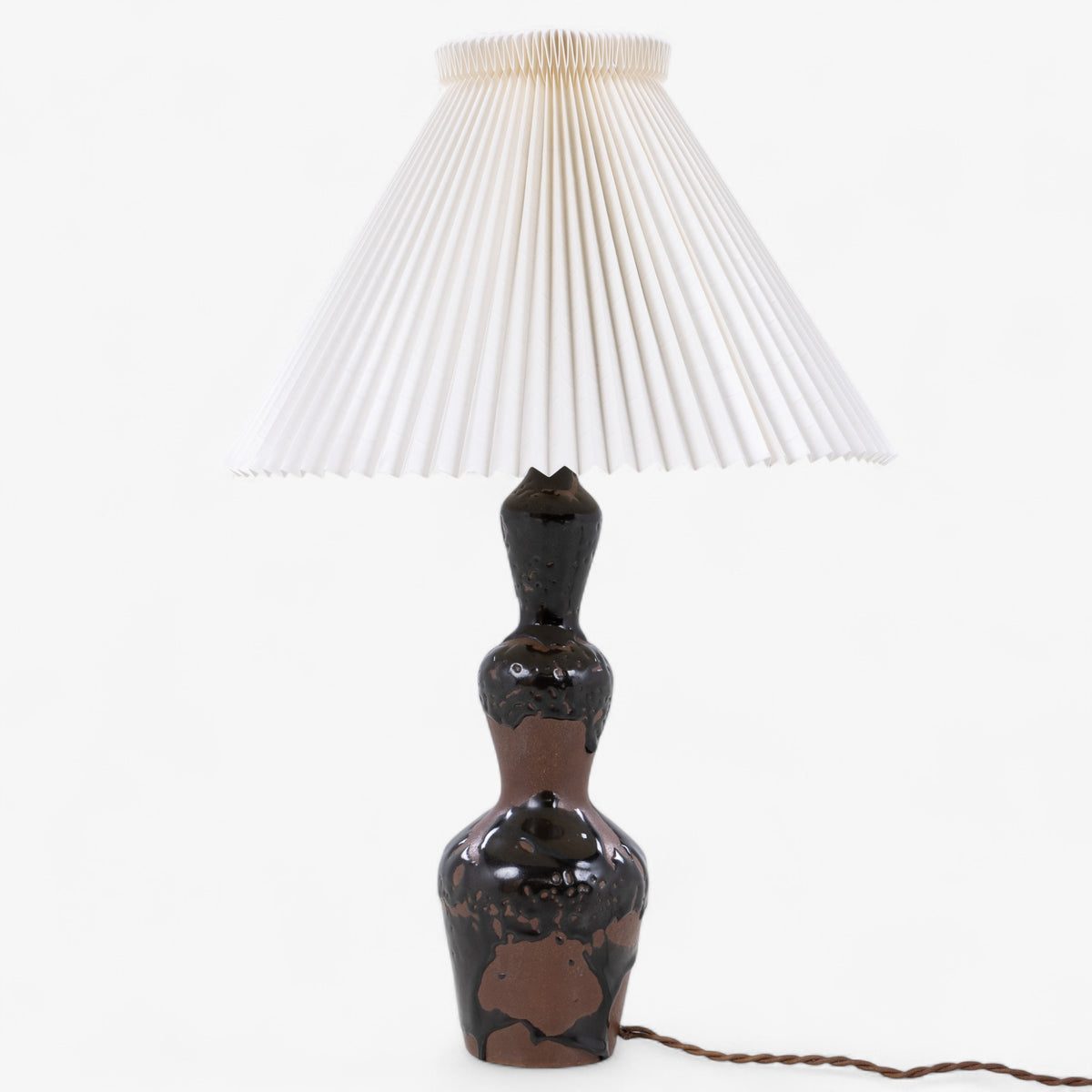 Rare table lamp in stoneware