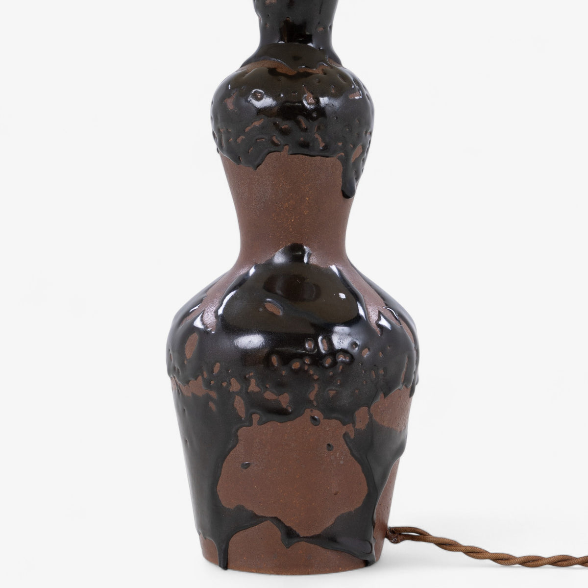 Rare table lamp in stoneware