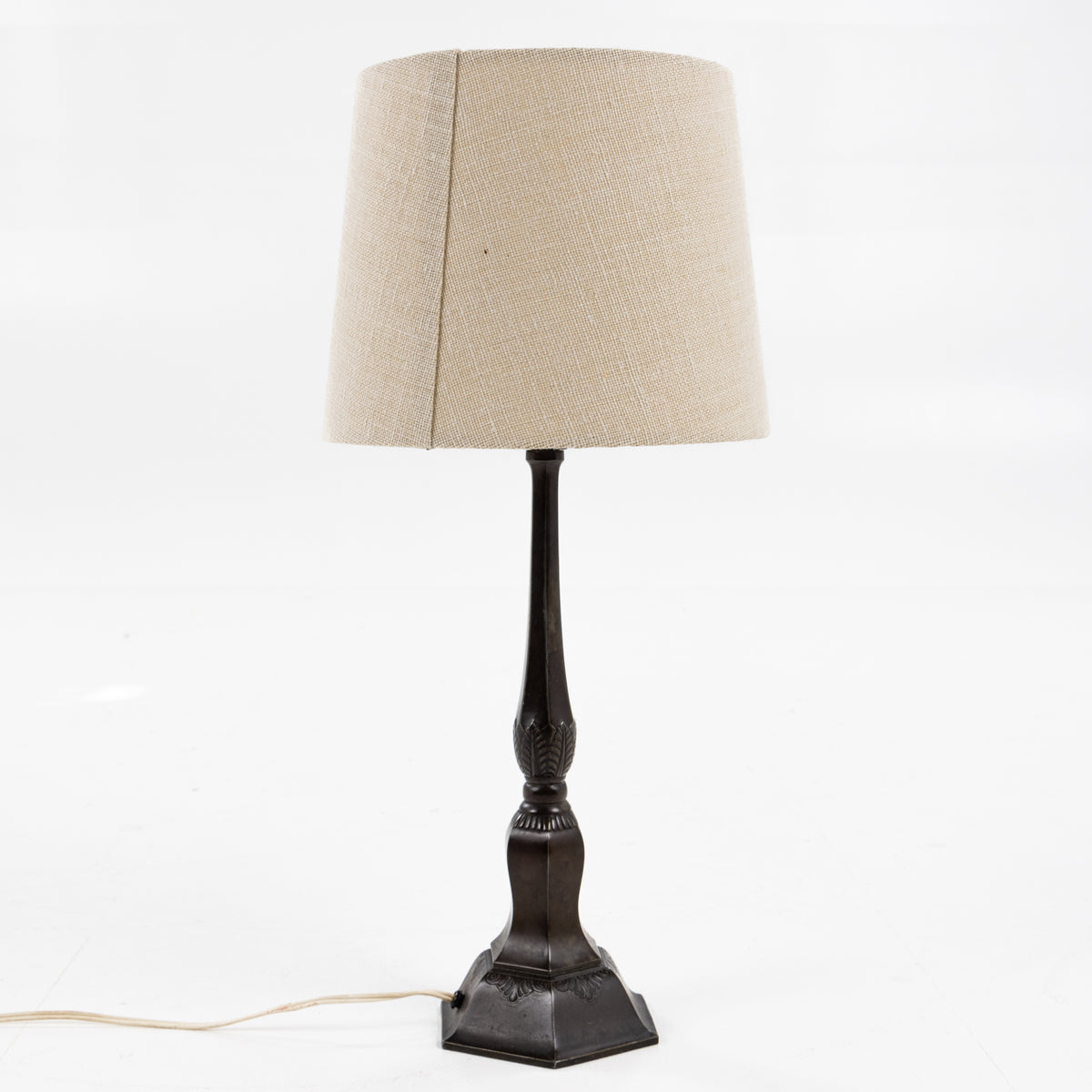 Table lamp in discometal