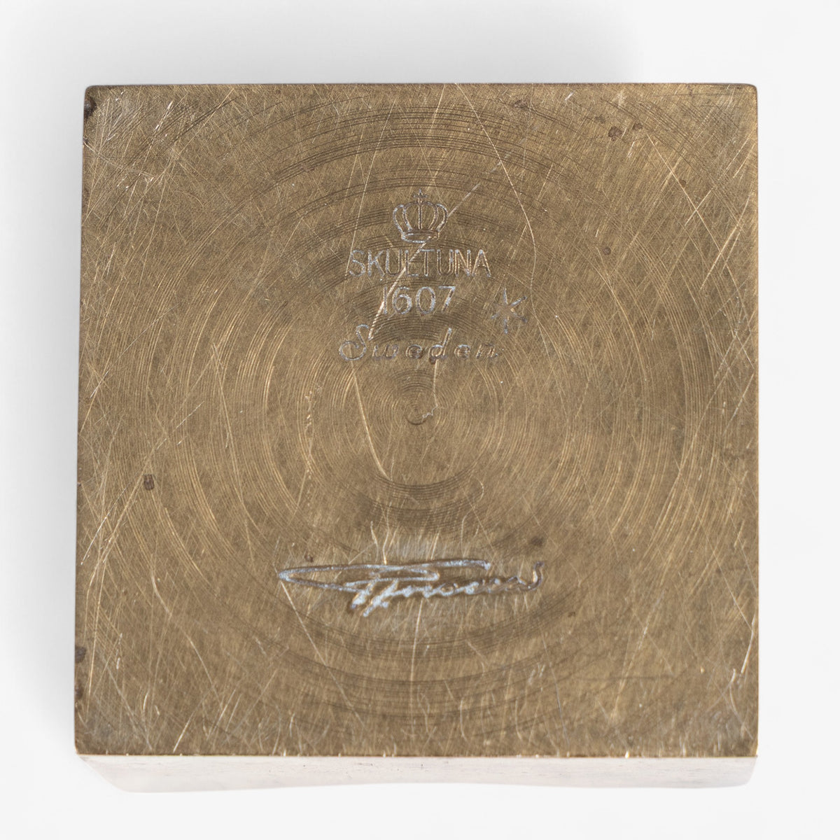 Candleholder in brass