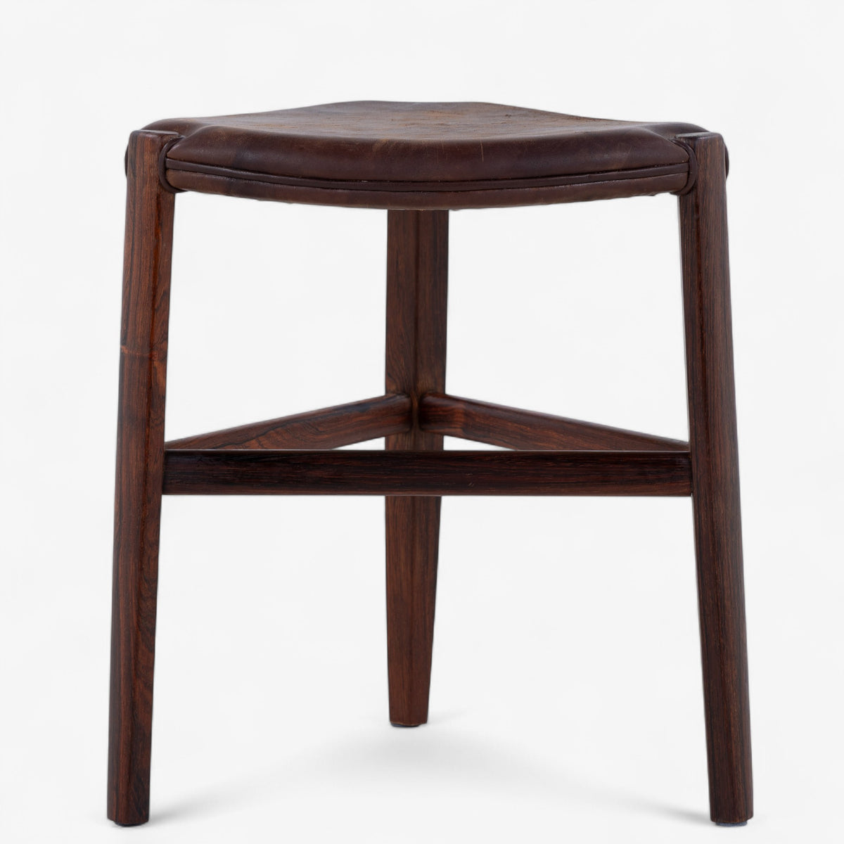 Stool in Brazilian rosewood