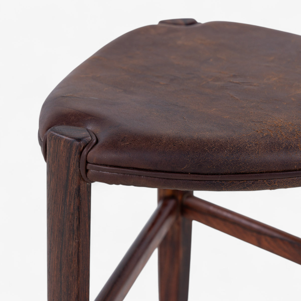 Stool in Brazilian rosewood