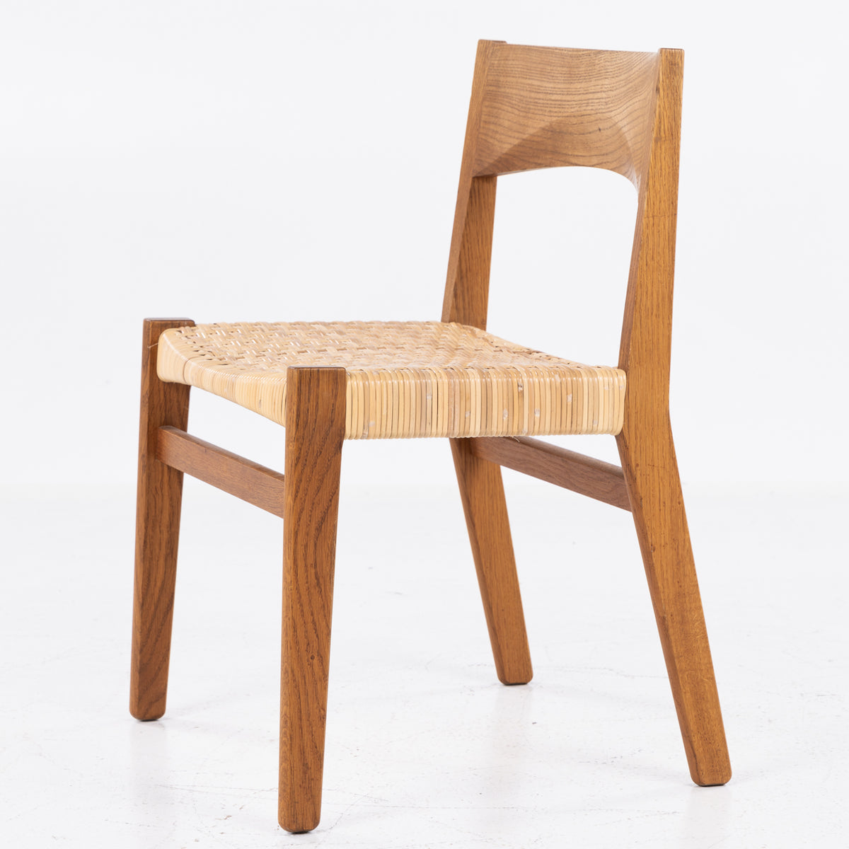 Set of 6 dining chairs in oak