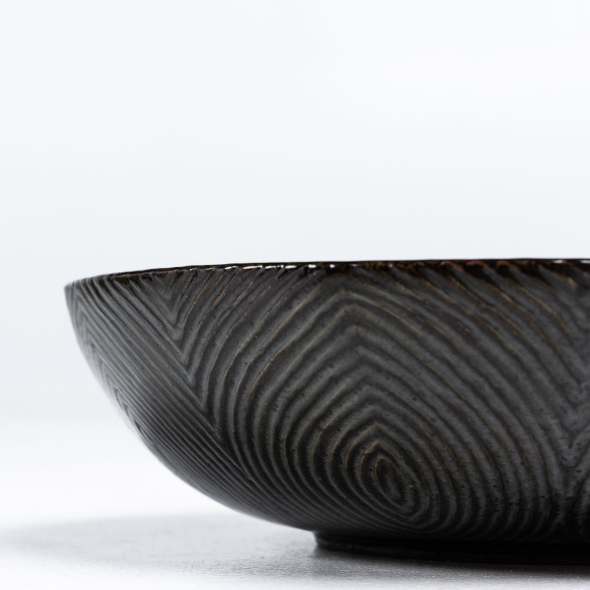 Glazed stoneware bowl