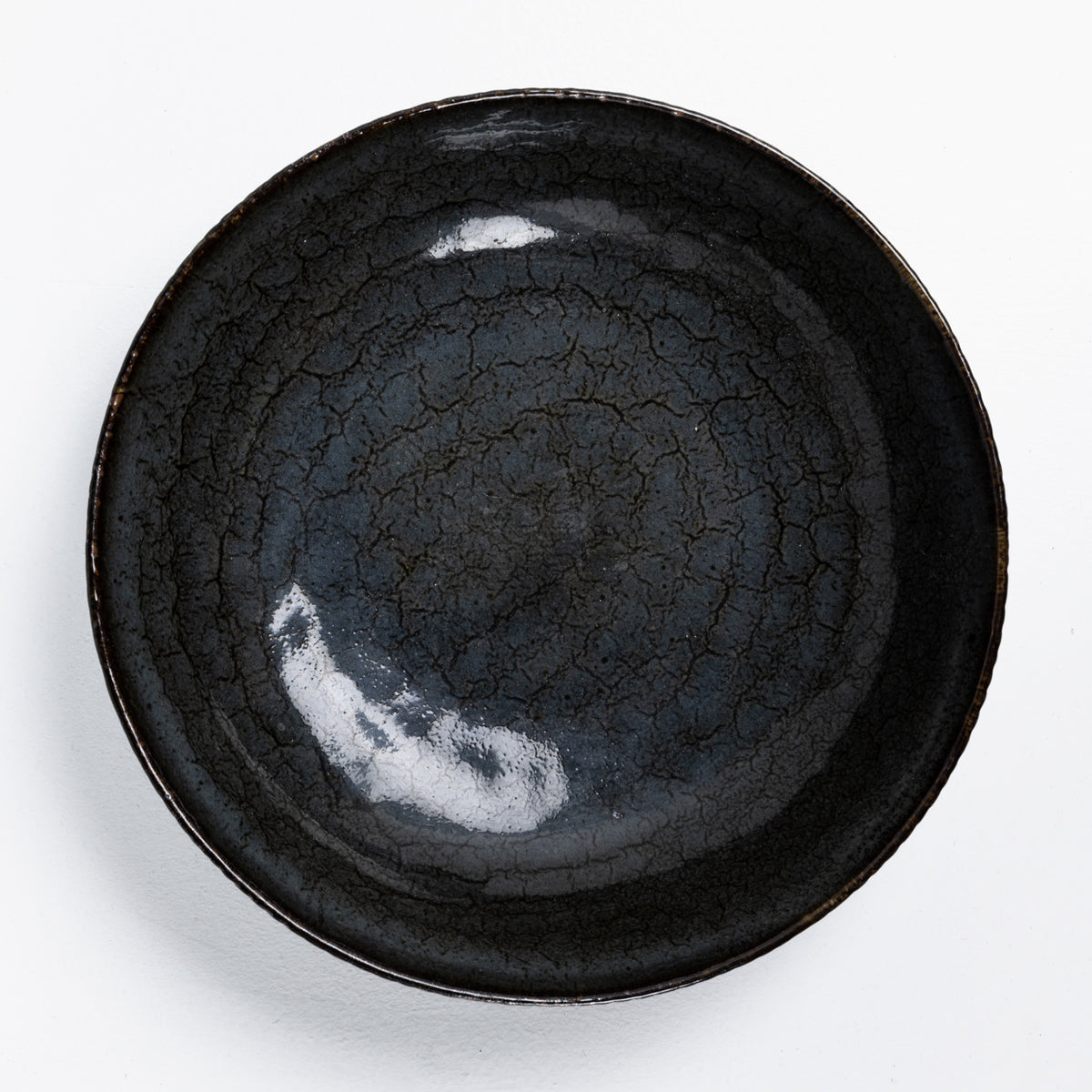 Glazed stoneware bowl
