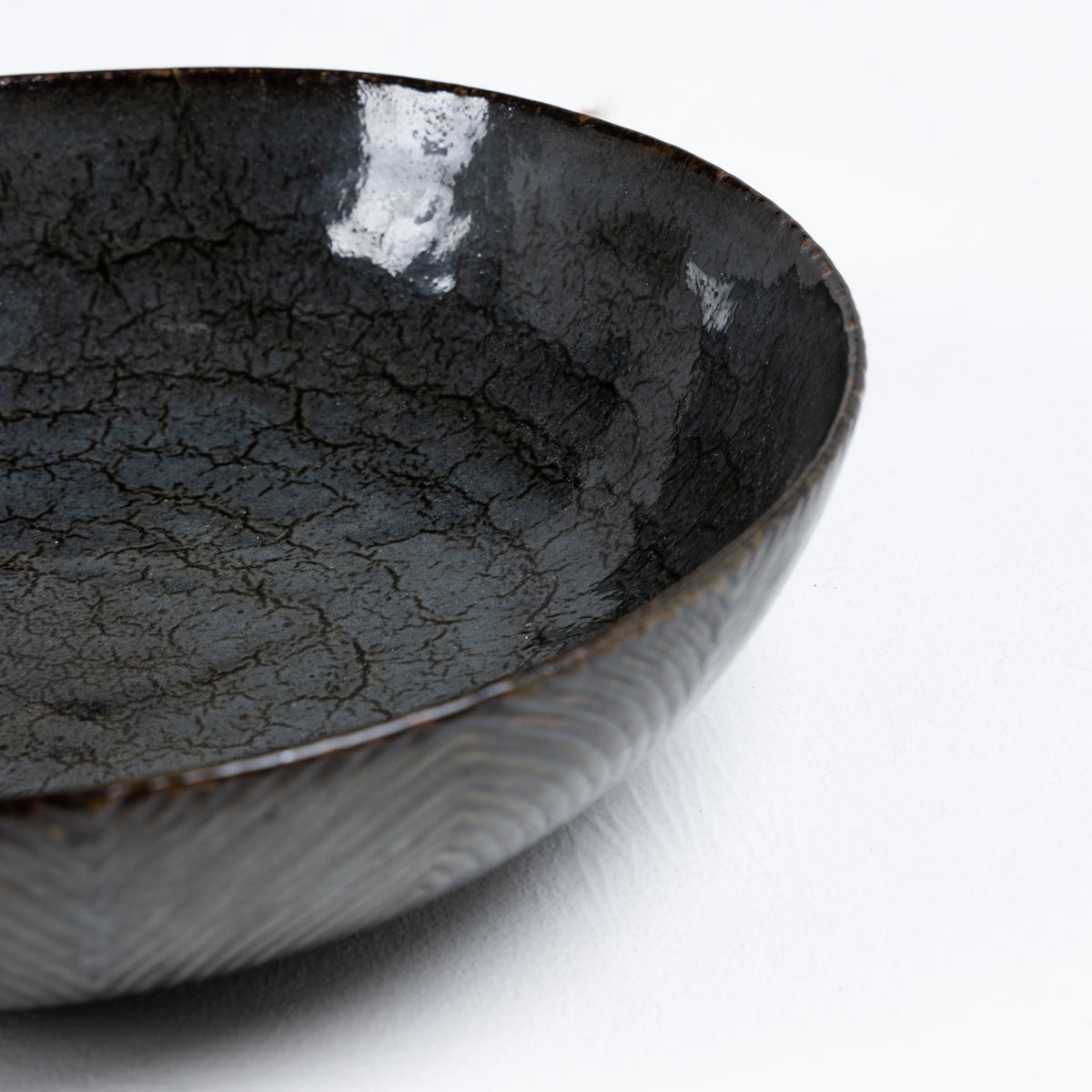 Glazed stoneware bowl