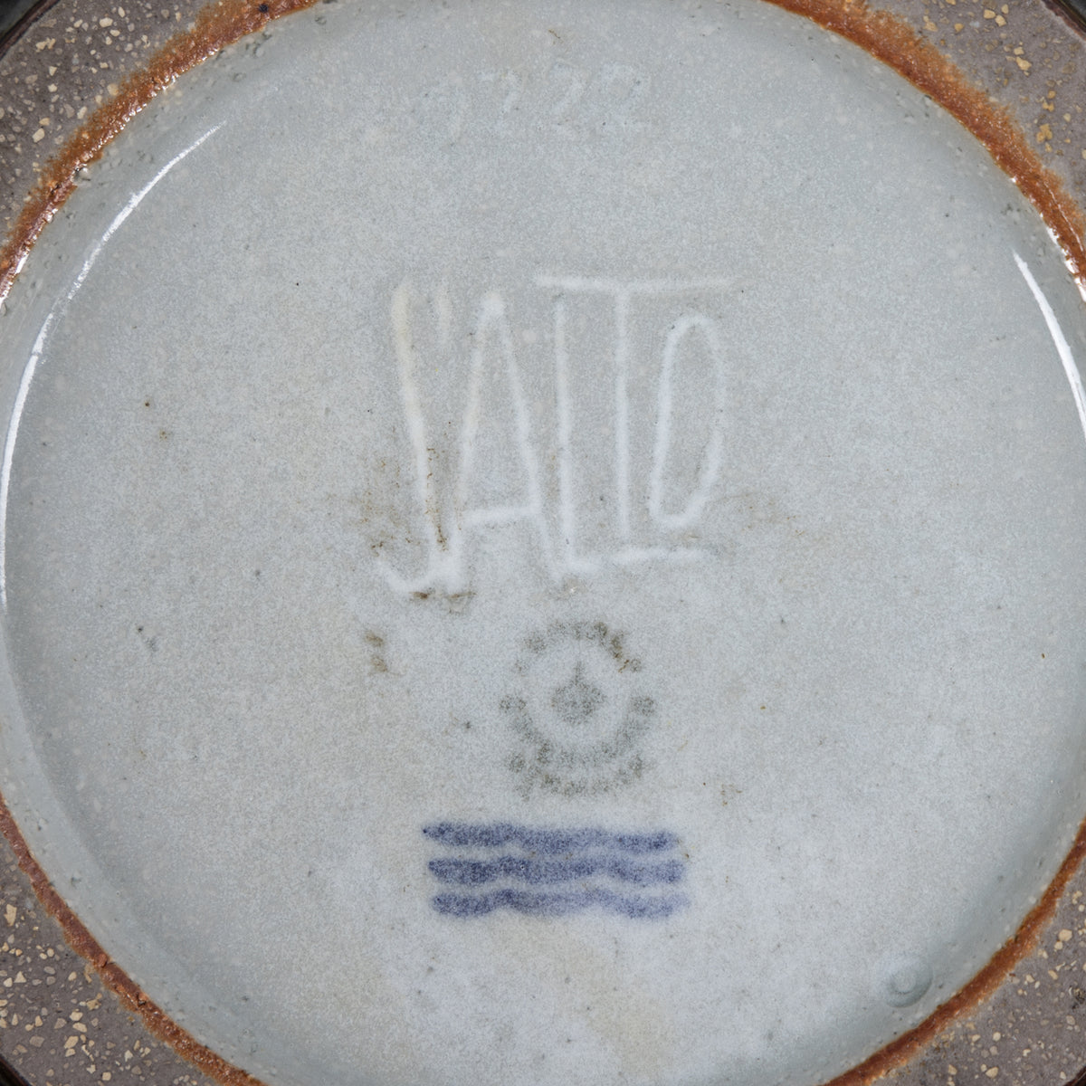 Glazed stoneware bowl