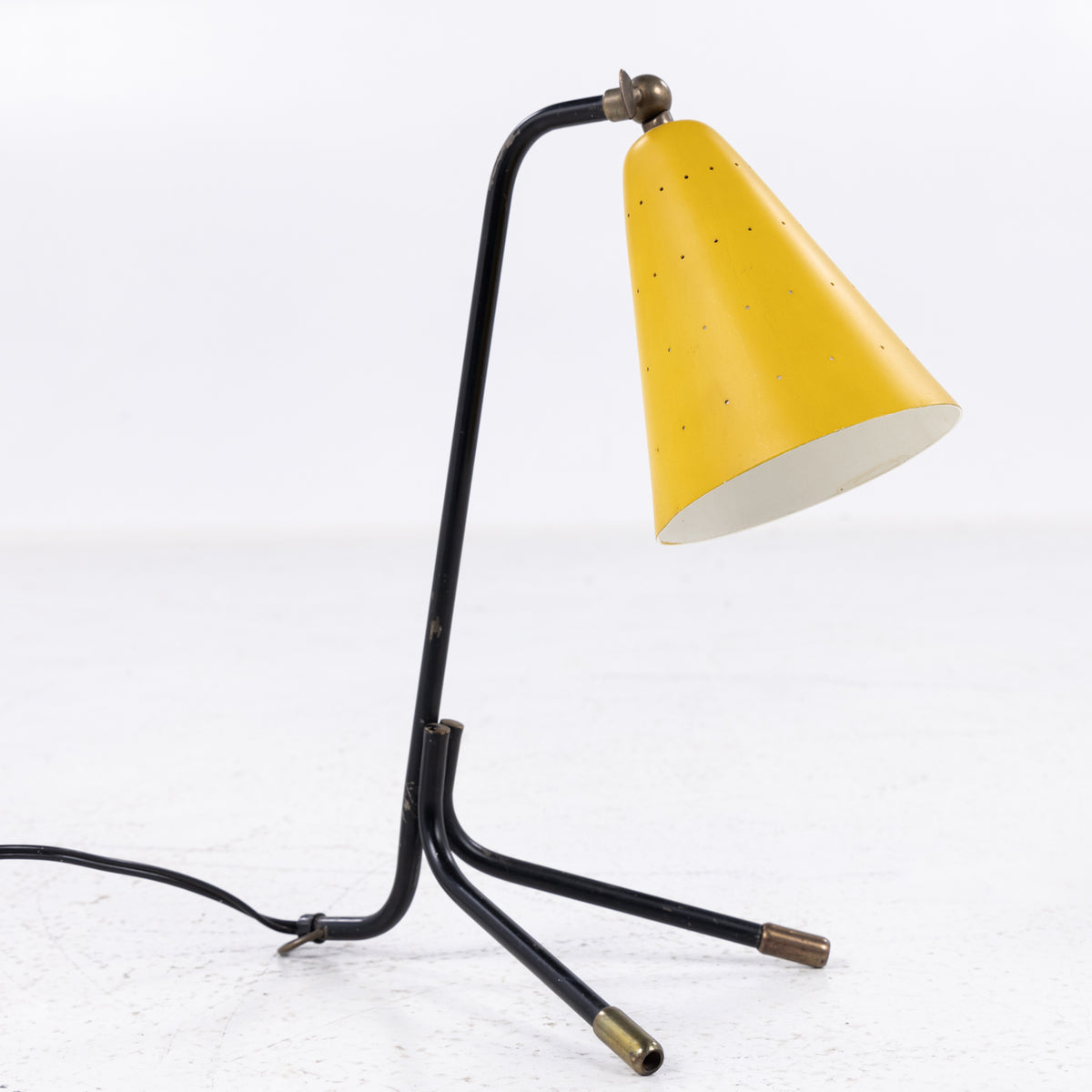 Pair of table lamps in metal