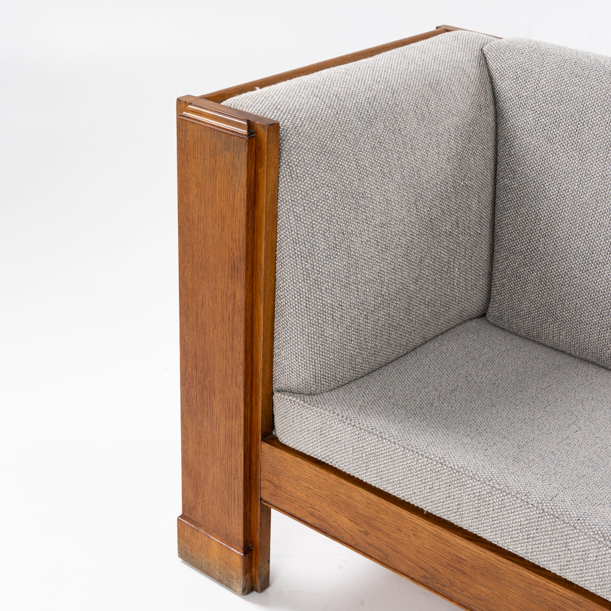 Sofa in patinated oak
