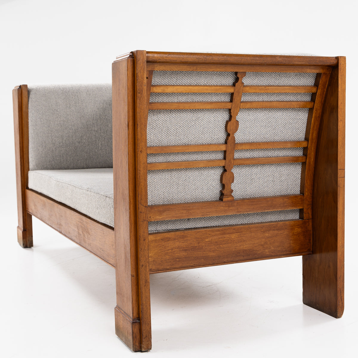 Sofa in patinated oak