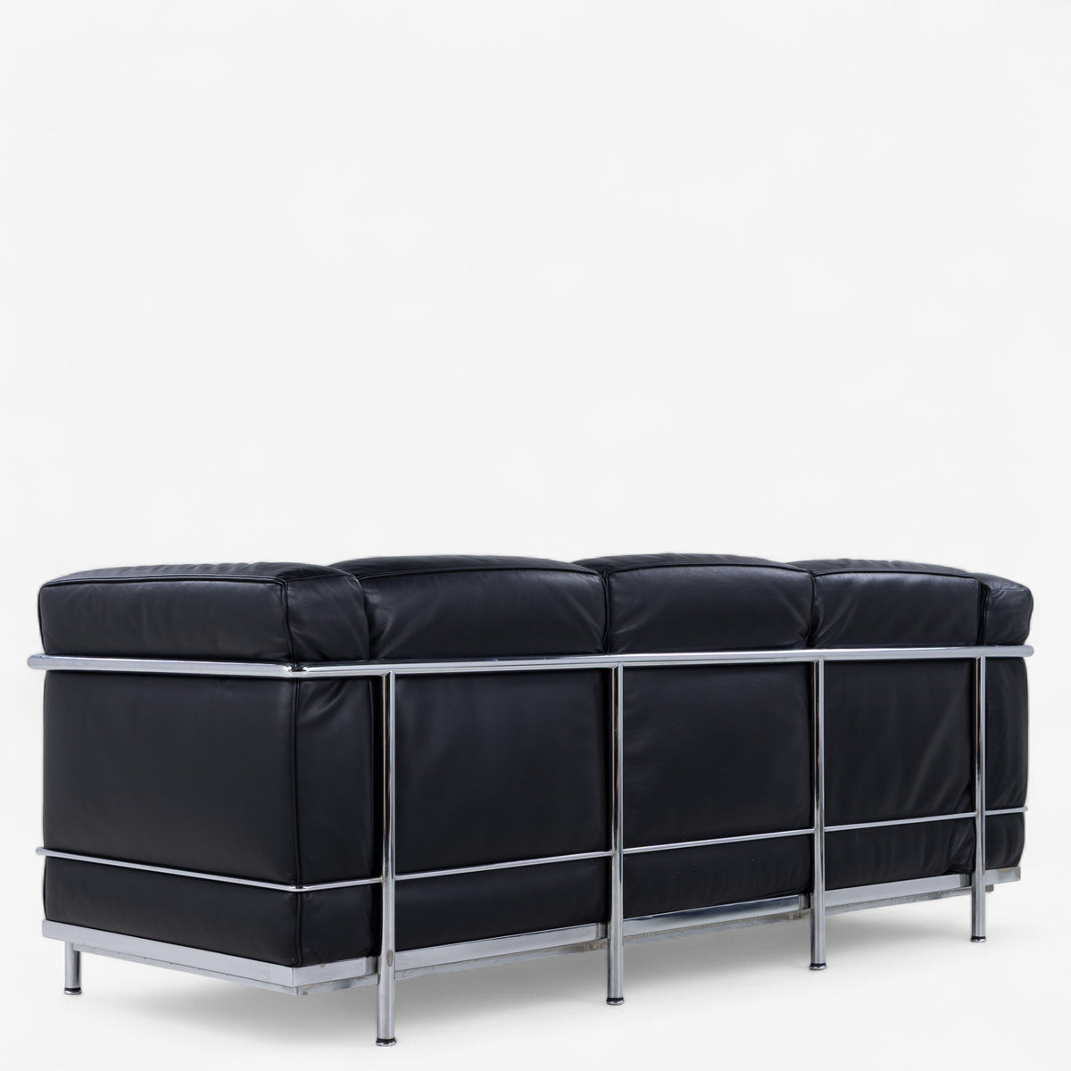 LC 2/3 - 3 pers. sofa i originalt sort læder
