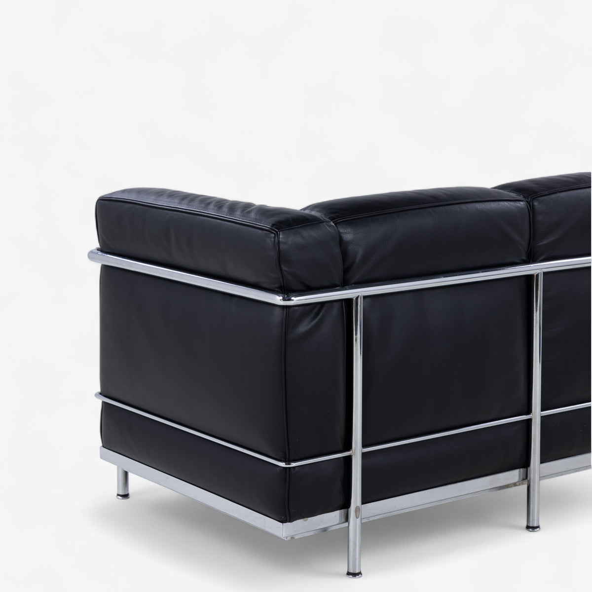 LC 2/3 - 3 pers. sofa i originalt sort læder