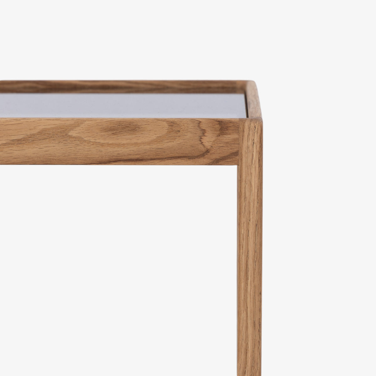 Cube table in oiled oak