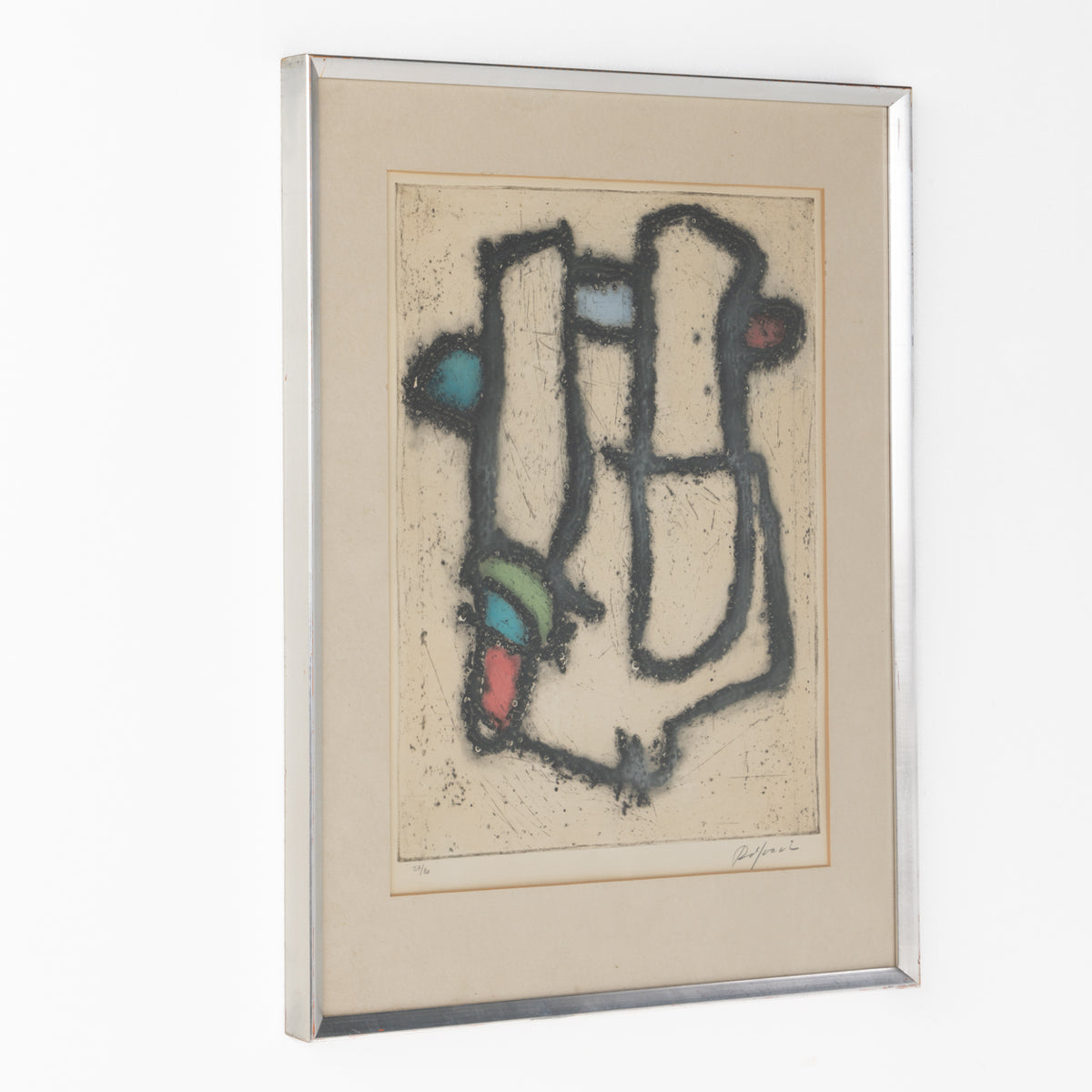 Signed etching