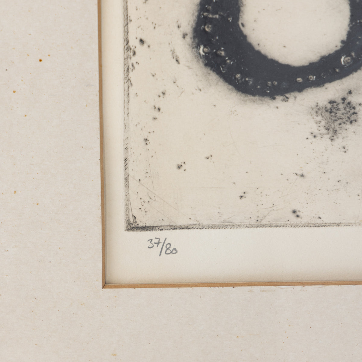 Signed etching