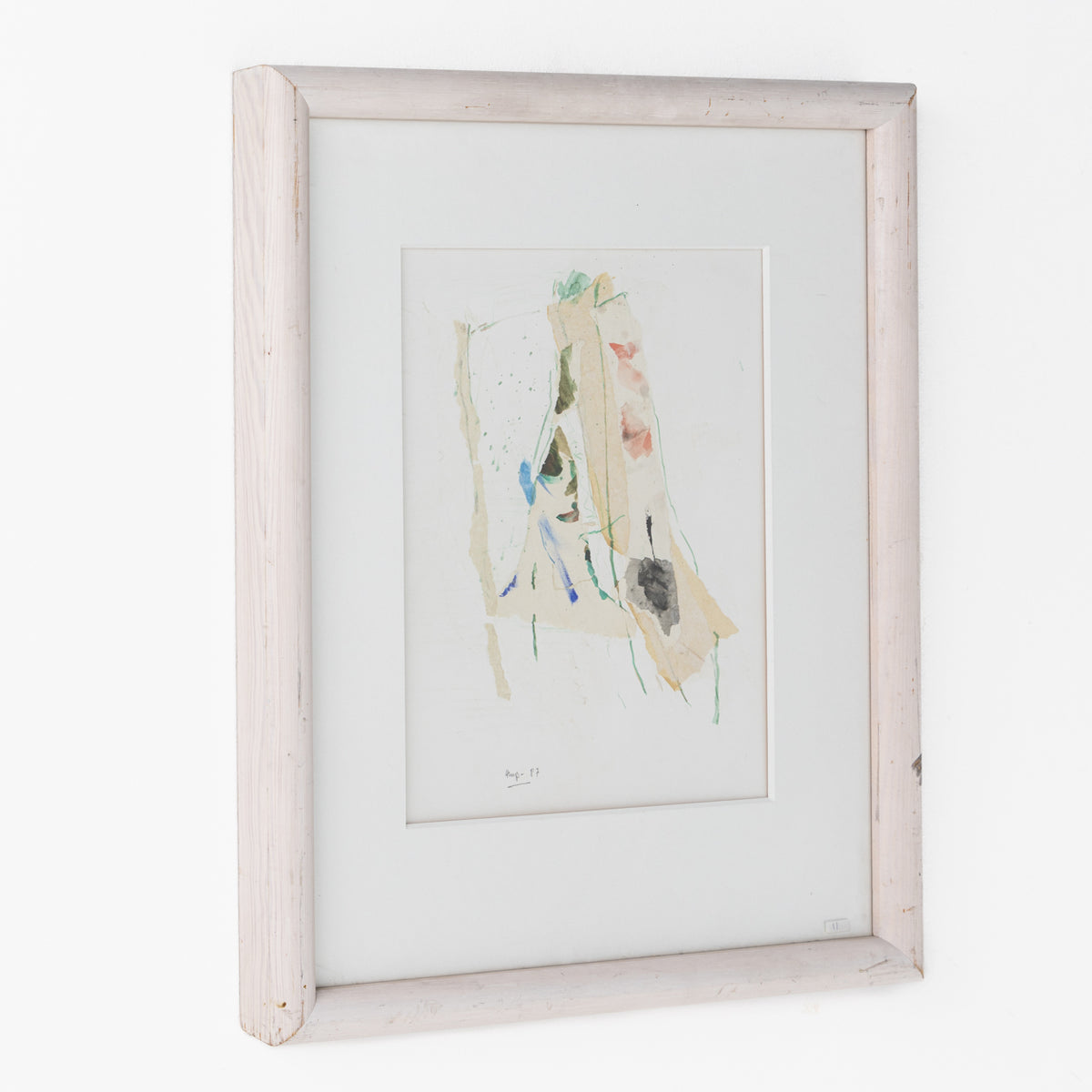 Framed watercolour