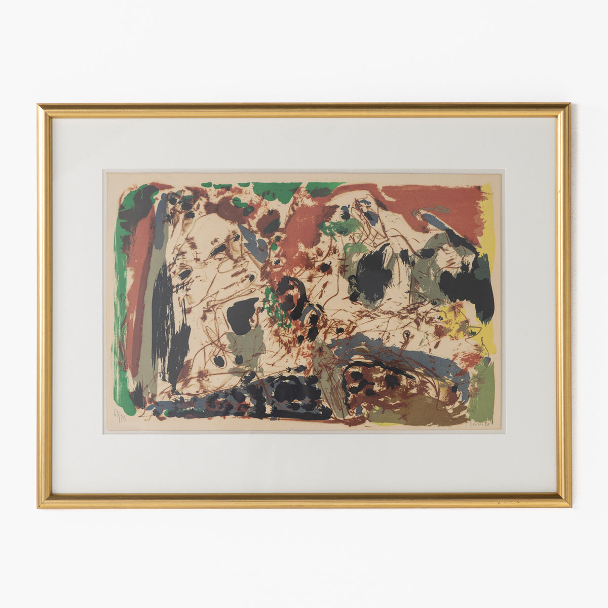 Signed lithograph